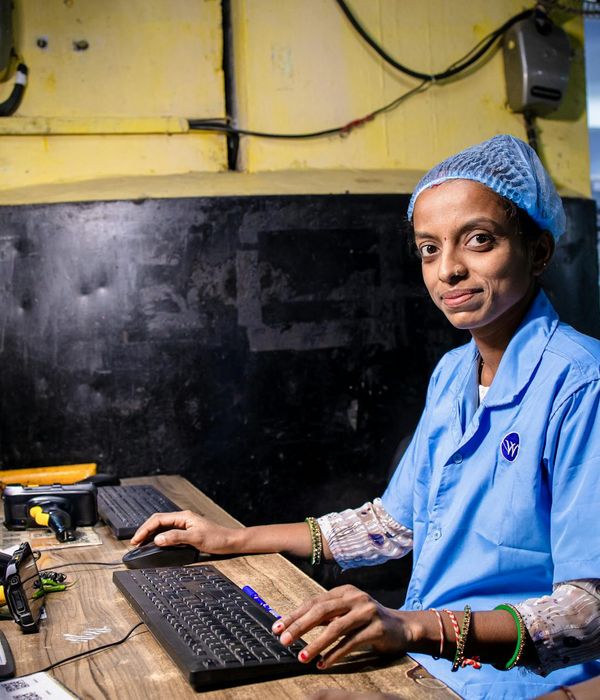 Industrial manufacturing team optimizing production processes