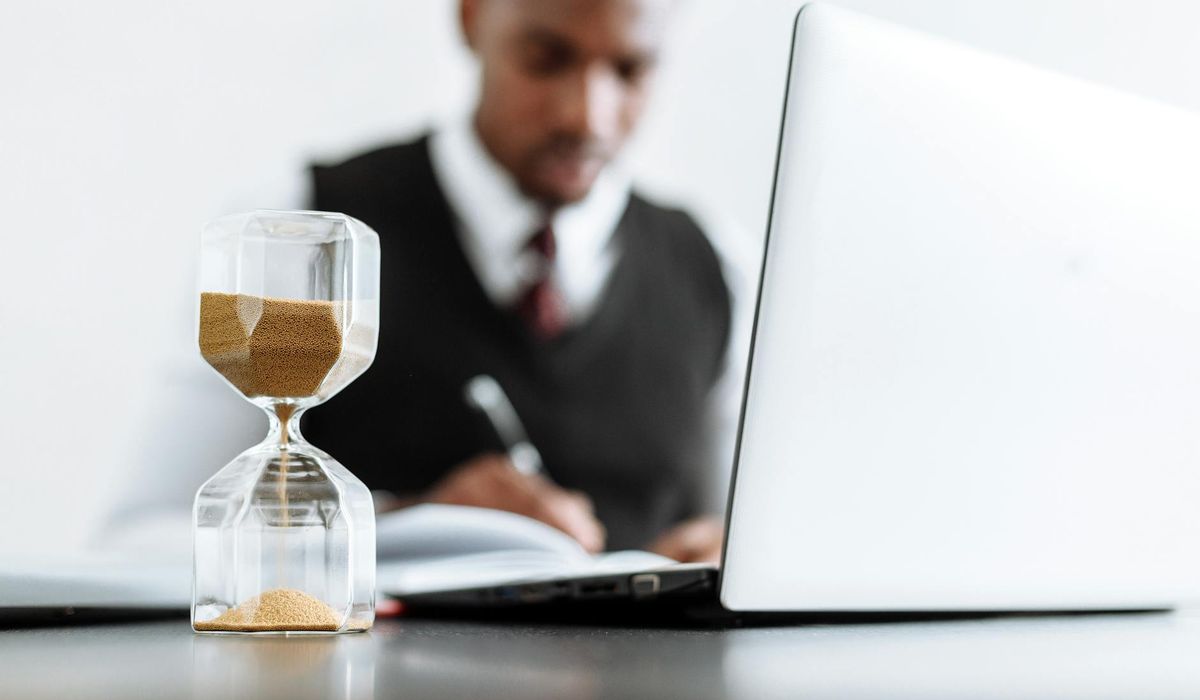 Professional HR consultants analyzing workforce data in modern office